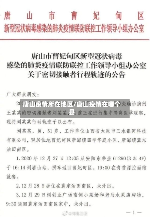 唐山疫情所在地区/唐山疫情在哪个县