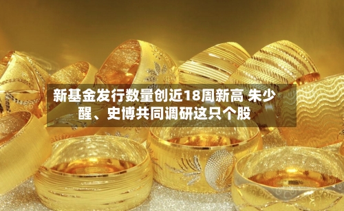 新基金发行数量创近18周新高 朱少醒、史博共同调研这只个股-第2张图片