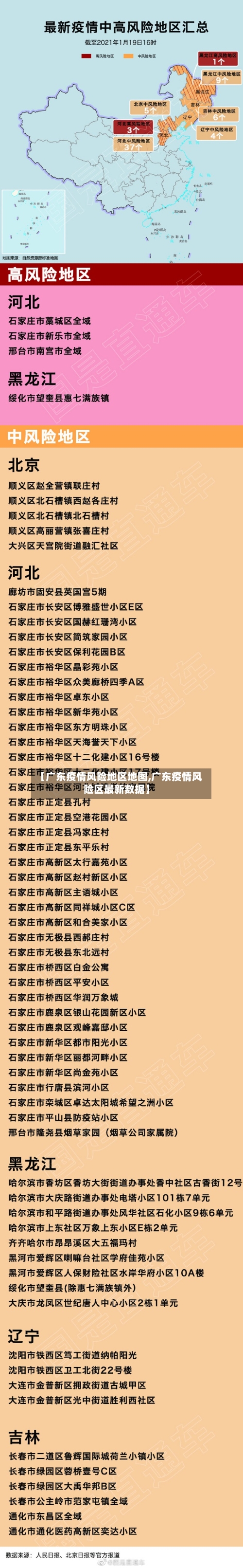 【广东疫情风险地区地图,广东疫情风险区最新数据】