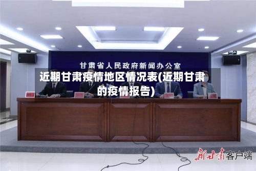 近期甘肃疫情地区情况表(近期甘肃的疫情报告)-第2张图片